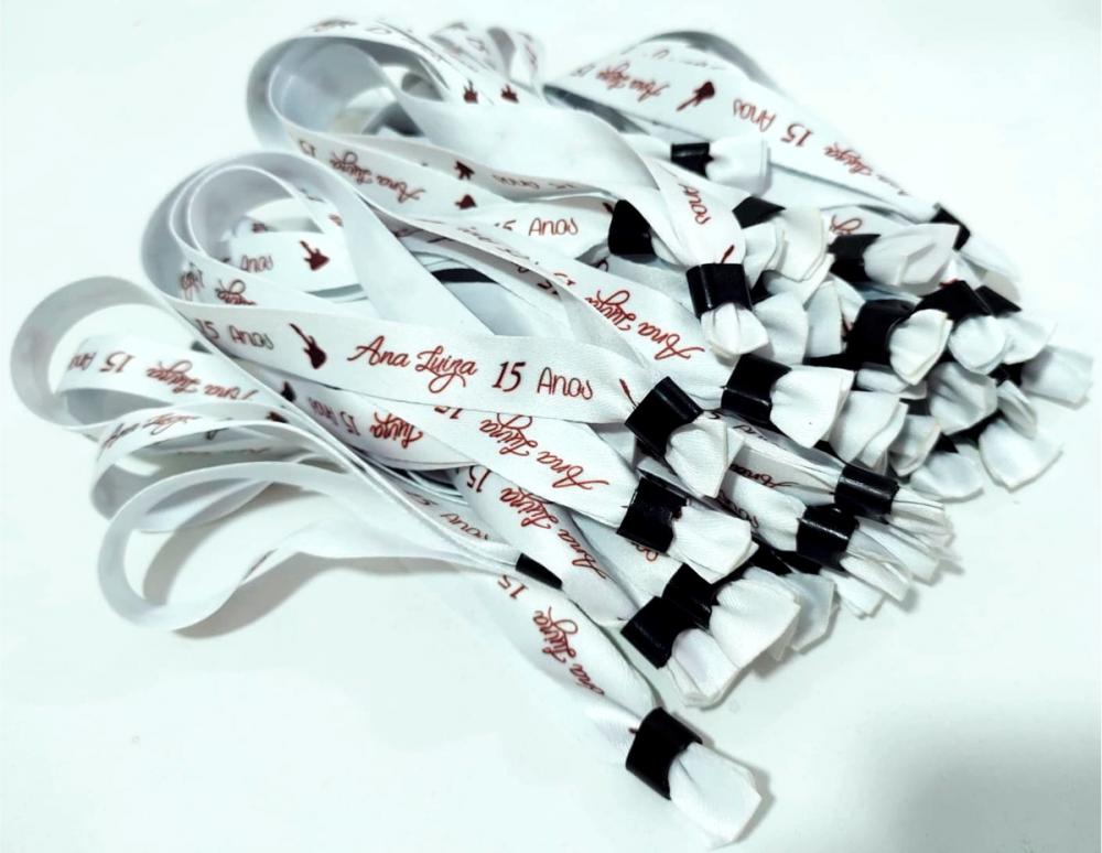 Pulseiras Personalizadas de Tecido