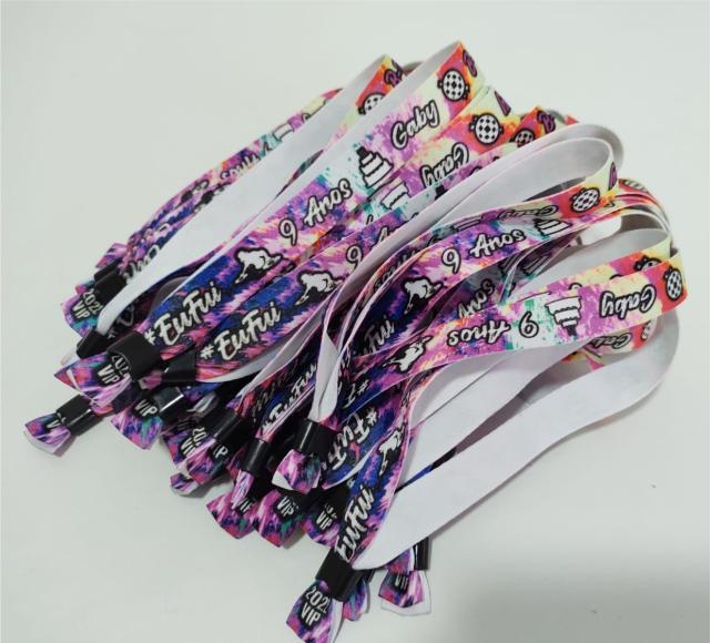 Pulseiras Personalizadas de Tecido