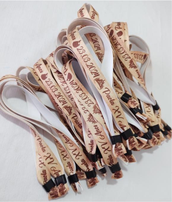 Pulseiras Personalizadas de Tecido