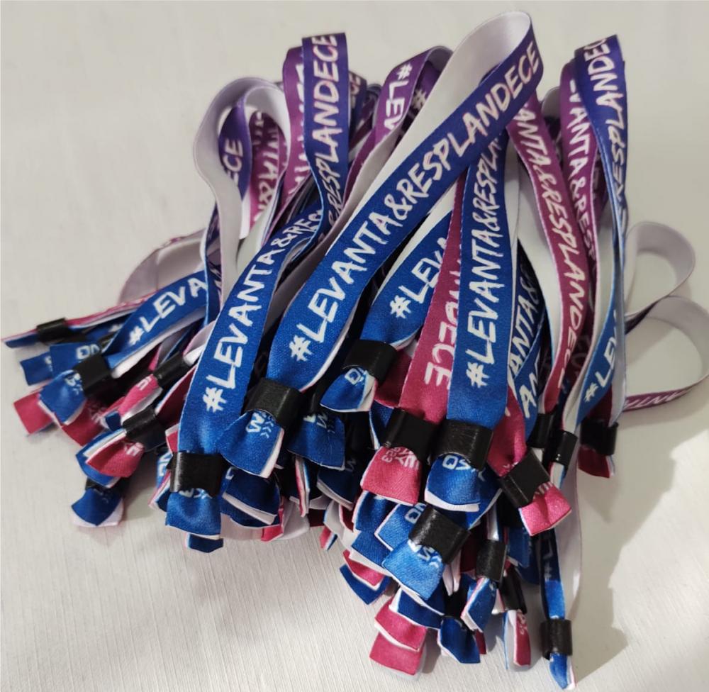 Pulseiras Personalizadas de Tecido