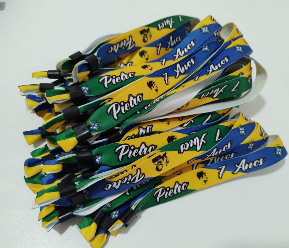 Pulseiras Personalizadas de Tecido