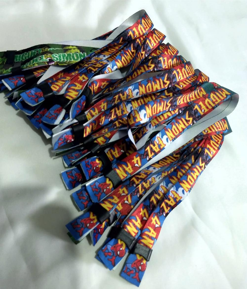 Pulseiras Personalizadas de Tecido