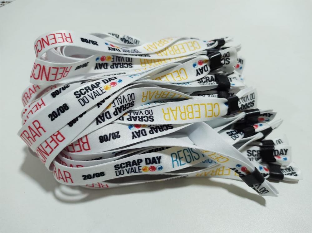 Pulseiras Personalizadas de Tecido