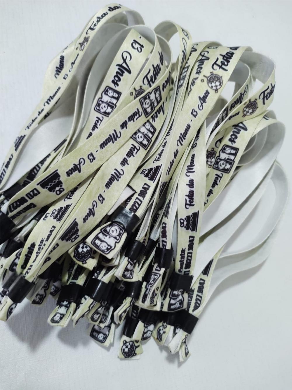Pulseiras Personalizadas de Tecido