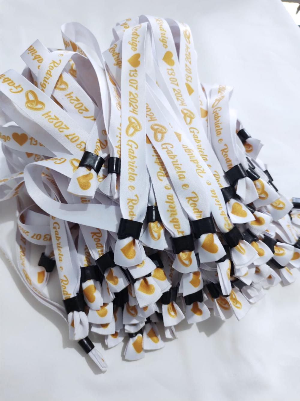 Pulseiras Personalizadas de Tecido
