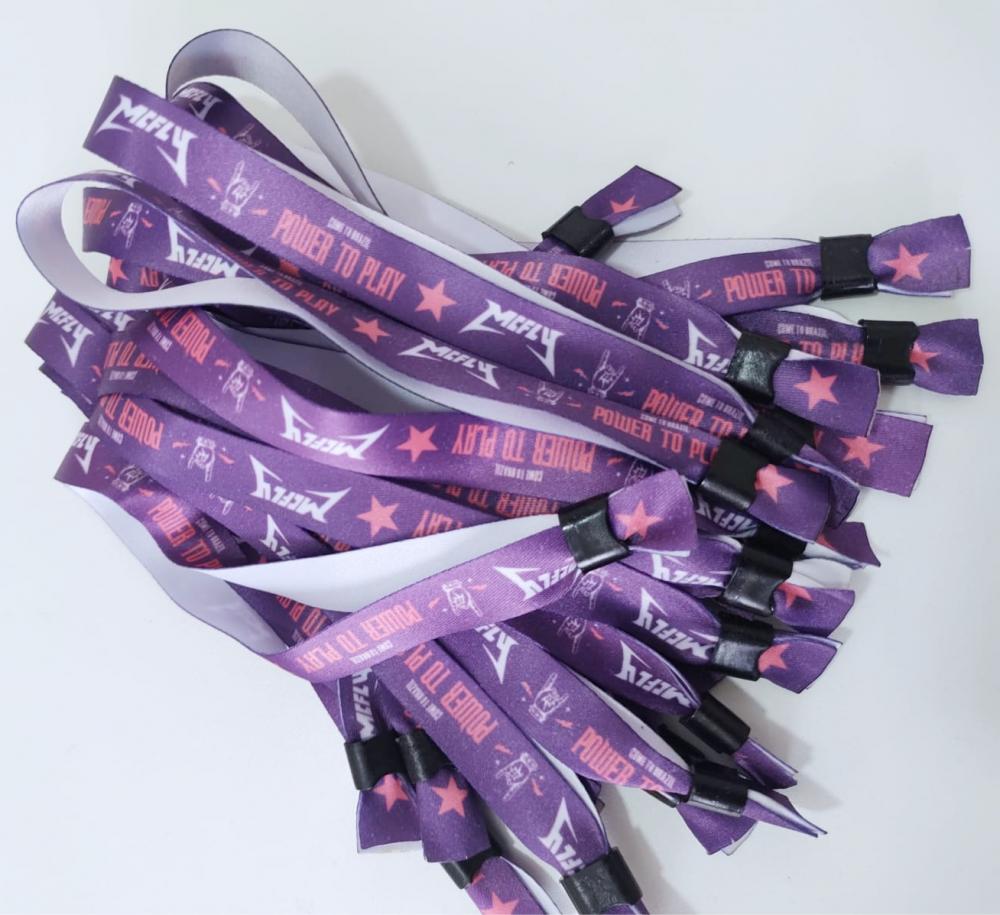 Pulseiras Personalizadas de Tecido