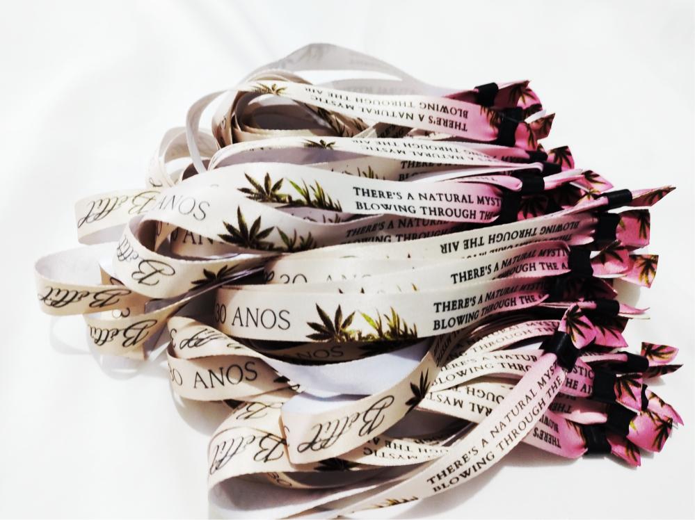 Pulseiras Personalizadas de Tecido