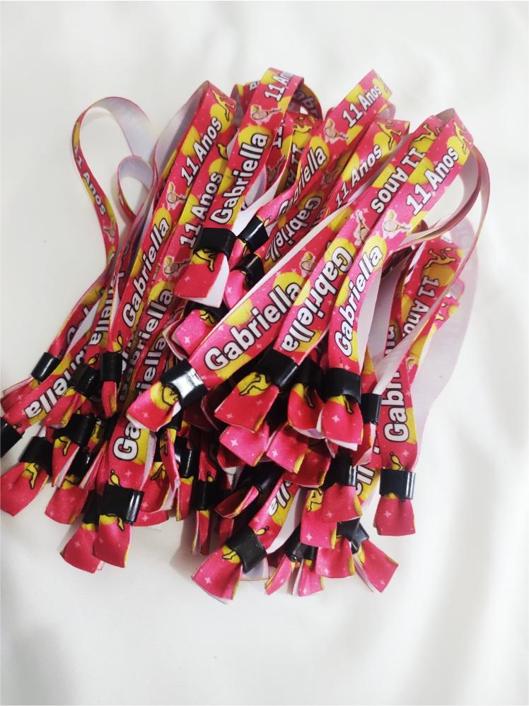 Pulseiras Personalizadas de Tecido