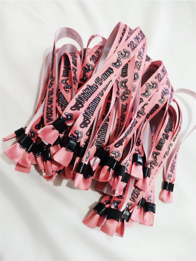 Pulseiras Personalizadas de Tecido