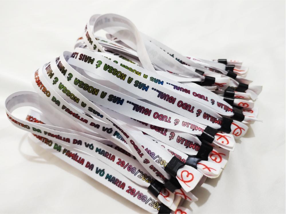Pulseiras Personalizadas de Tecido