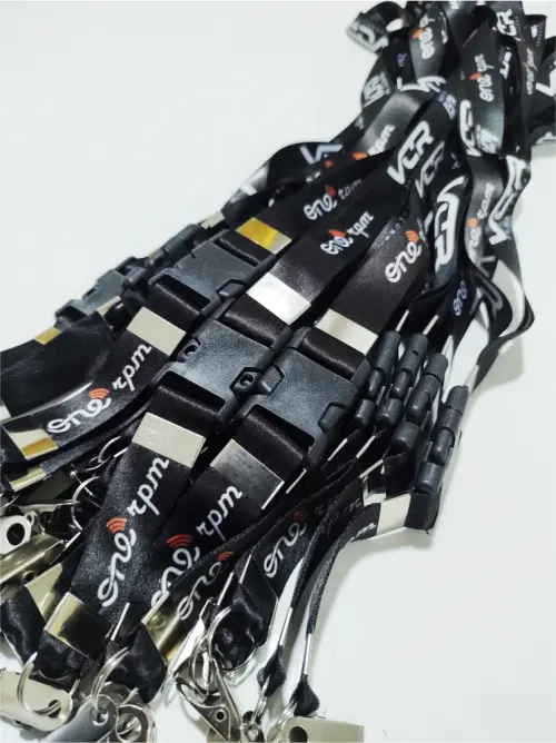 Cordão Personalizado Premium para Crachá, Credencial, Chaveiros