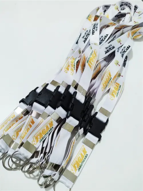 Cordão Personalizado Premium para Crachá, Credencial, Chaveiros