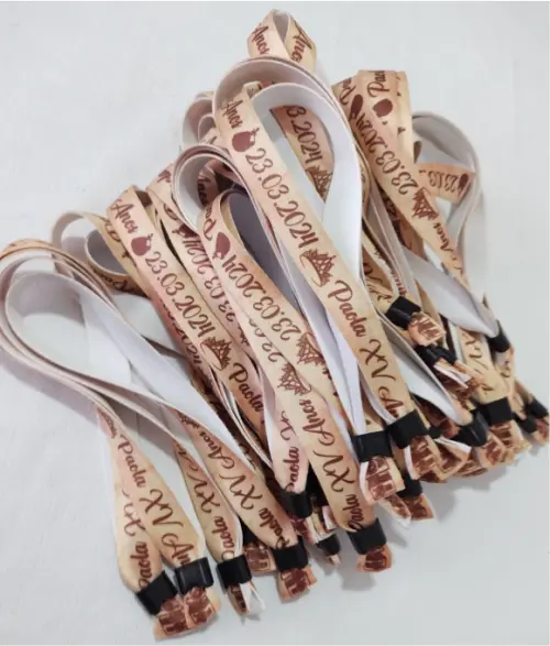 Pulseiras Personalizadas de Tecido