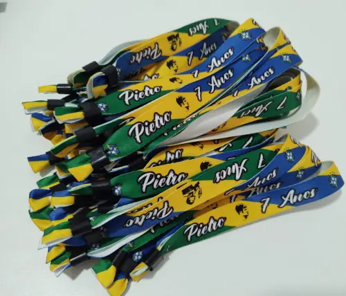 Pulseiras Personalizadas de Tecido