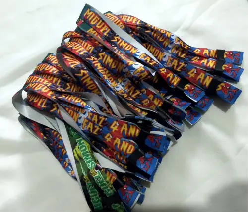 Pulseiras Personalizadas de Tecido