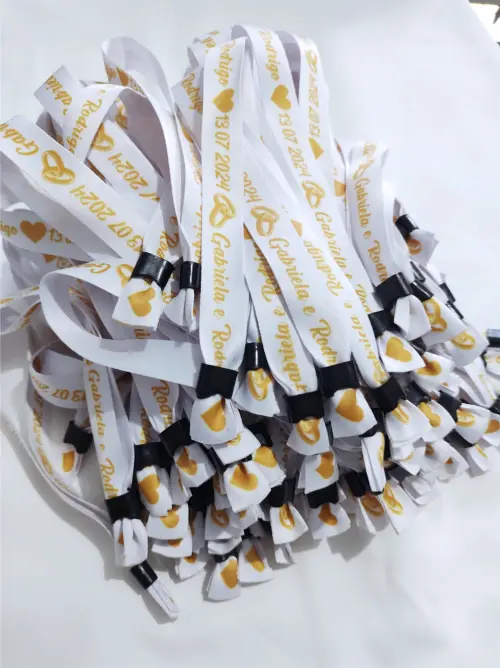 Pulseiras Personalizadas de Tecido