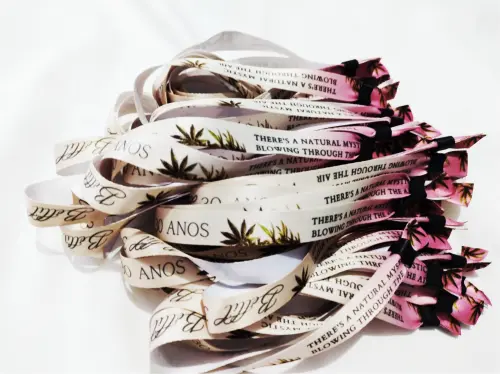 Pulseiras Personalizadas de Tecido