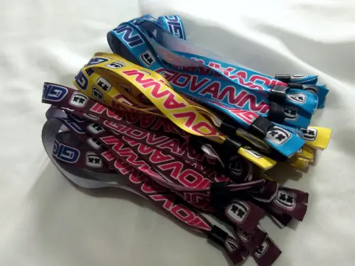 Pulseiras Personalizadas de Tecido