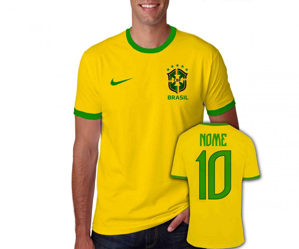 Camiseta BRASIL personalizada Brasil copa