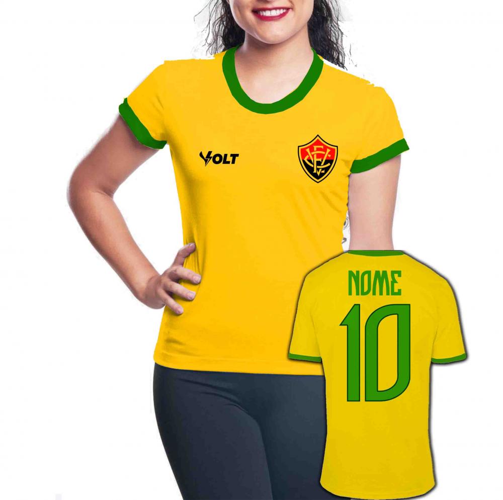 Baby Look VITÓRIA personalizada Brasil Copa