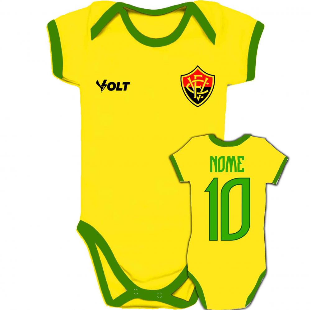 Body Infantil VITÓRIA personalizado Brasil Copa
