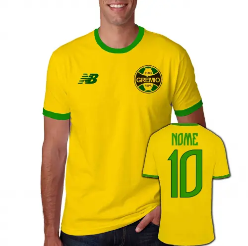 Camiseta GRÊMIO personalizada Brasil copa
