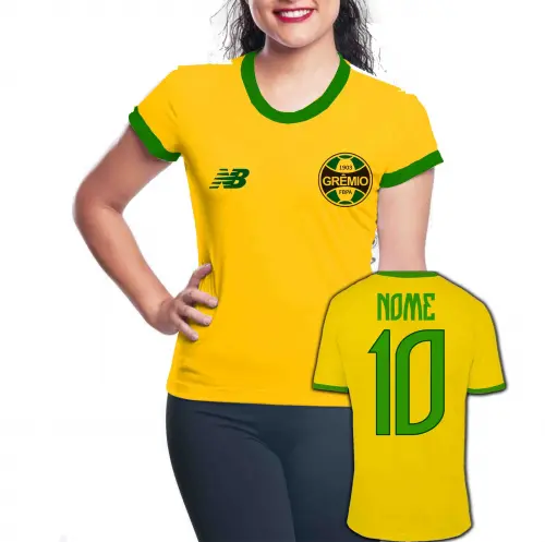 Baby Look GRÊMIO personalizada Brasil Copa