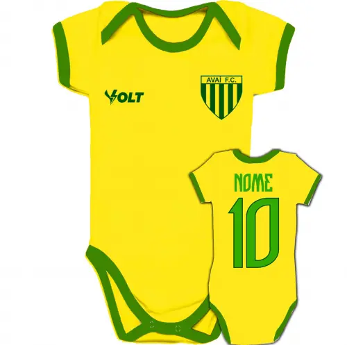 Body Infantil AVAÍ personalizado Brasil Copa