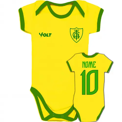Body Infantil AMÉRICA MINEIRO personalizado Brasil Copa