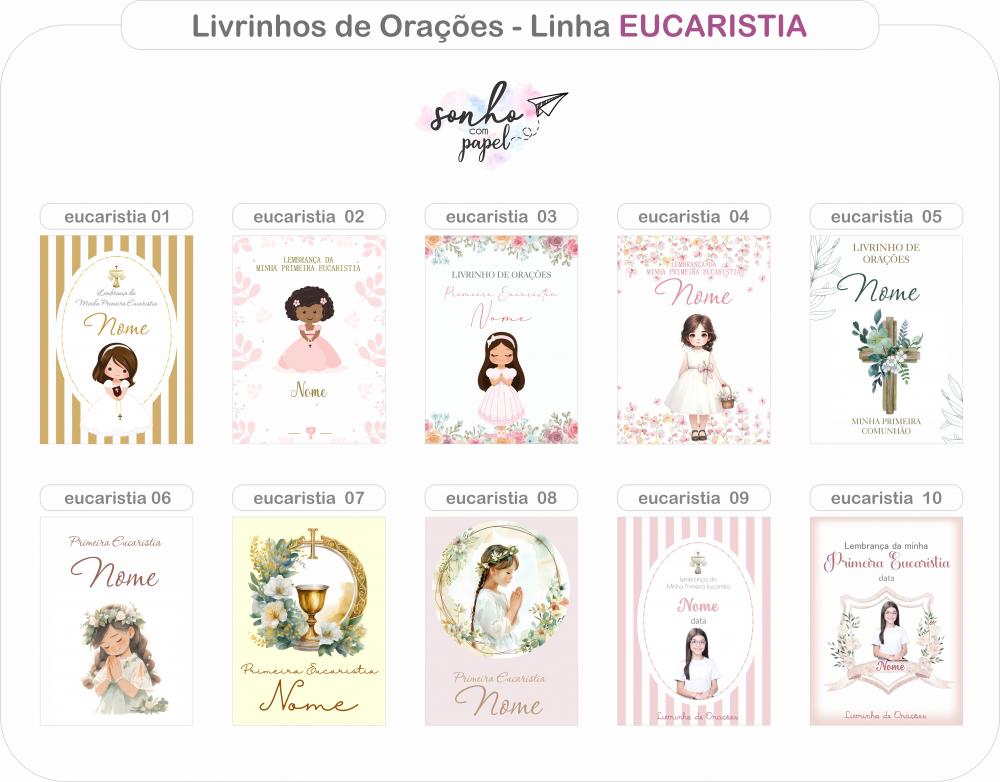Livro de Orações / Lembrança para Crisma, Primeira Eucaristia