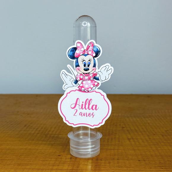 Aplique Personalizado para Tubete - Minnie Rosa - Jl