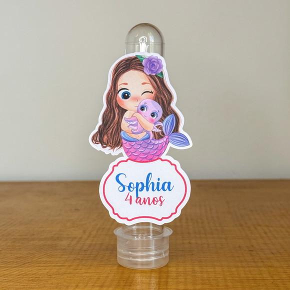 Aplique Personalizado para Tubete - Sereia