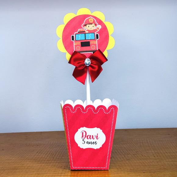 Centro de Mesa Personalizado Bombeiros