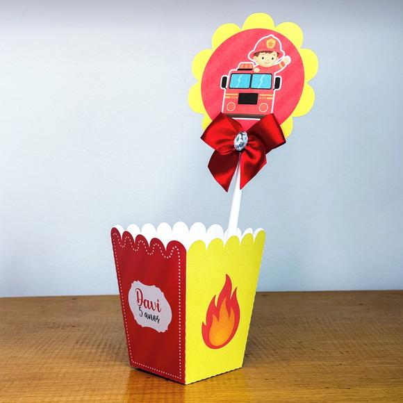 Centro de Mesa Personalizado Bombeiros