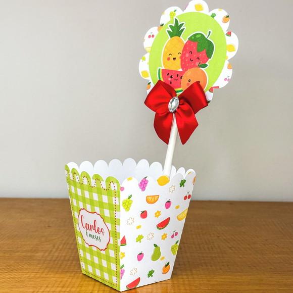 Centro de Mesa Personalizado Frutinhas
