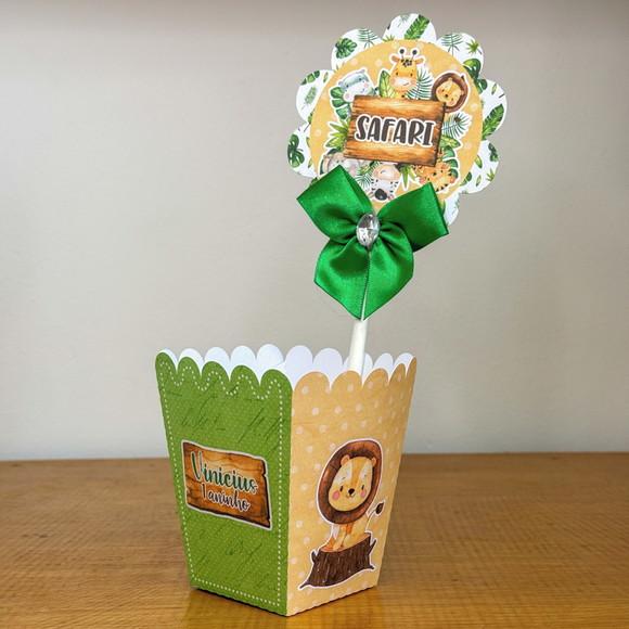Centro de Mesa Personalizado Safari