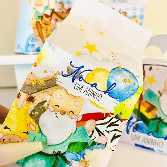 Lembrancinhas Personalizadas Arca de Noé - 40 Pçs