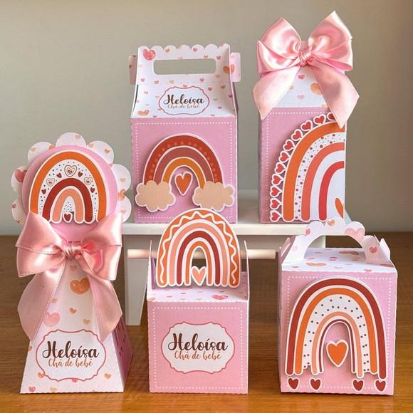 Lembrancinhas Personalizadas Arco Iris Bonho - 40 Pçs