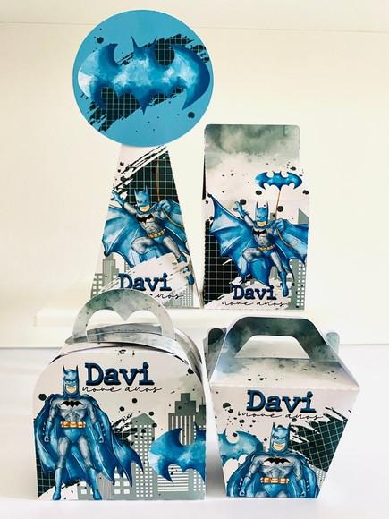 Lembrancinhas Personalizadas Batman - 16 Pçs
