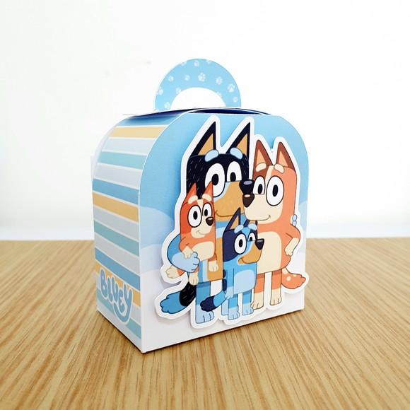 Lembrancinhas Personalizadas Bluey Azul - 15 Pçs - Md