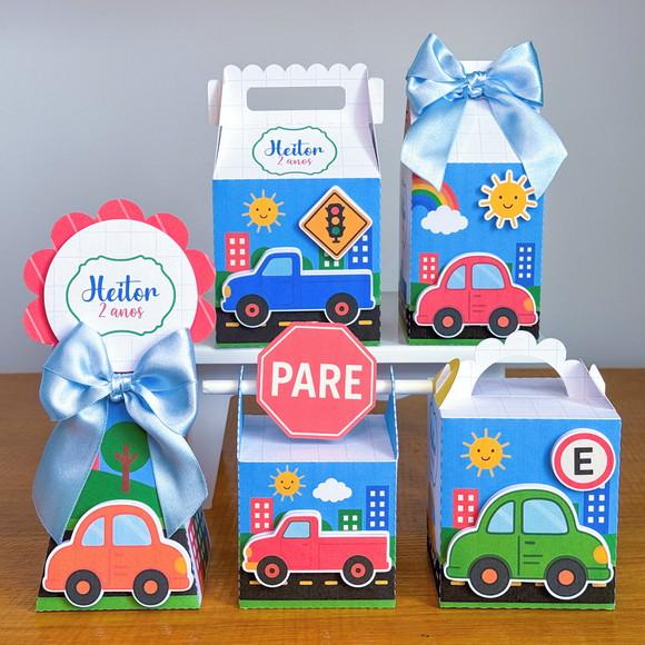 Lembrancinhas Personalizadas Carrinhos - 15 Pçs