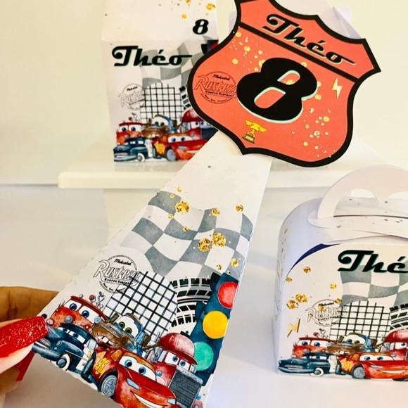 Lembrancinhas Personalizadas Carros Disney - 20 Pçs