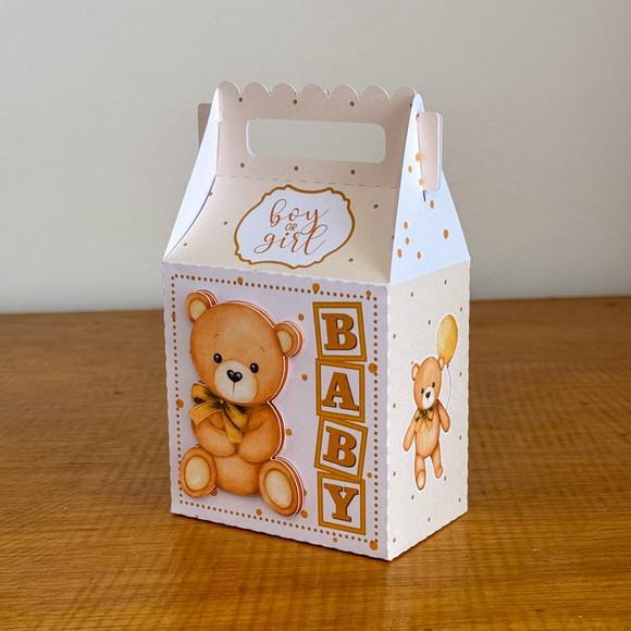 Lembrancinhas Personalizadas Chá de Bebe Ursinho - 30 Pçs
