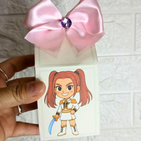 Lembrancinhas Personalizadas Guerreiras do Kpop - 50 Pçs