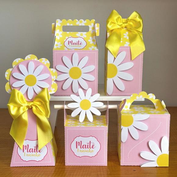 Lembrancinhas Personalizadas Margaridas - 15 Pçs