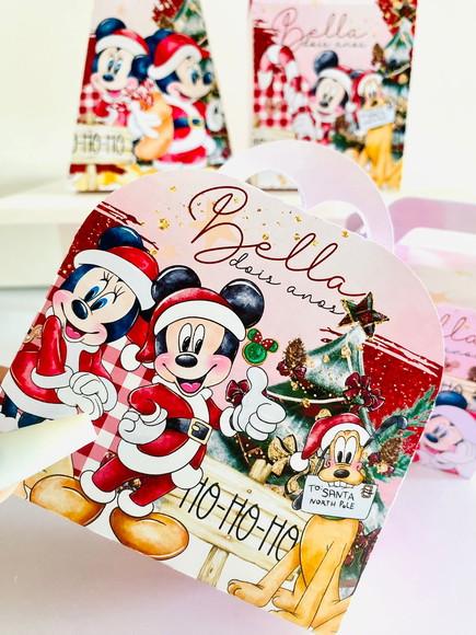 Lembrancinhas Personalizadas Natal Mickey - 20 Pçs