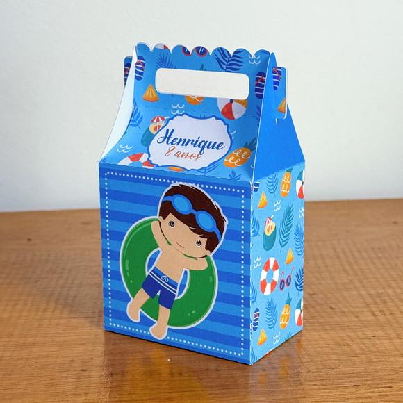 Lembrancinhas Personalizadas Pool Pary - Menino - 15 Pçs
