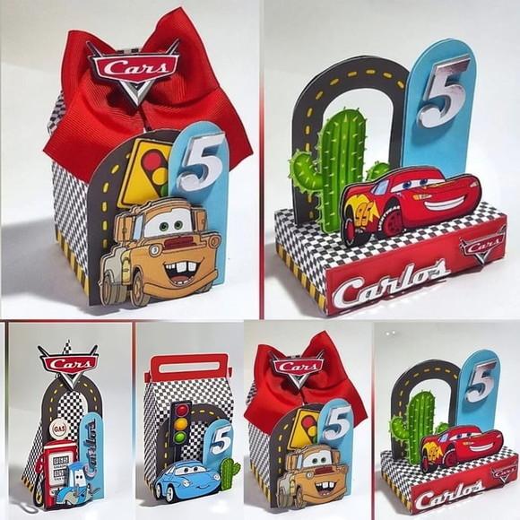 Lembrancinhas Personalizadas Relâmpago Mcqueen - 20 Pçs