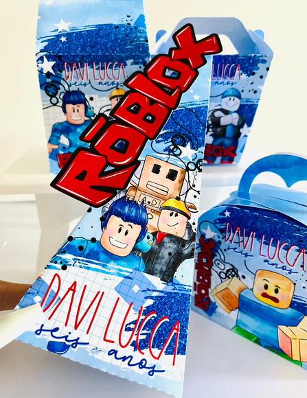 Lembrancinhas Personalizadas Roblox - 20 Pçs