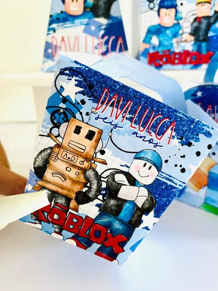 Lembrancinhas Personalizadas Roblox - 40 Pçs